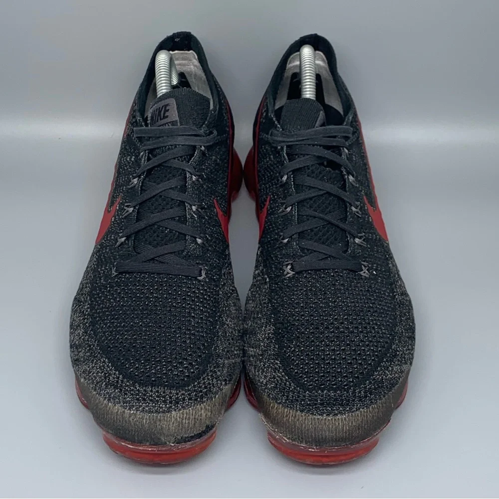 Nike Air Vapormax Flyknit Dark Team Red / Black‎ Men's Sz 10